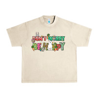 Sandshell Don't worry be hoppy Easter Day Urban Heavy Tee - HowdyJamesFarm