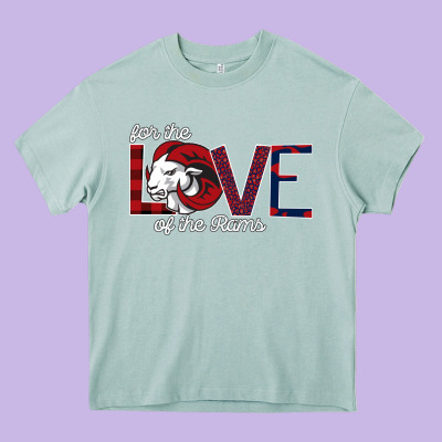 For The Love Of The Rams Heavy Core Tee Designed By Bettercallsaul