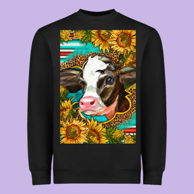 Cute Baby Calf Heavyweight Sweatshirt Designed By Lillyallendesigns