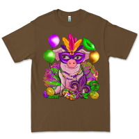 Cacao Mardi Gras pig Premium Tee - NancyCooperArtShop