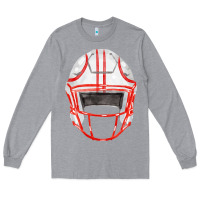 Heather Grey football helmet fa element Long Sleeve Tee - FaDigitalArtStudio