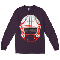 Plum football helmet fa element Long Sleeve Tee - FaDigitalArtStudio