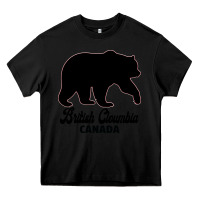 Black British Cloumbia Canada Heavy Core Tee - Bettercallsaul