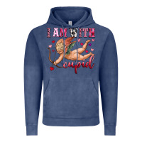 Vintage Denim i am with cupid Vintage Hoodie - OliviaCreatesArt
