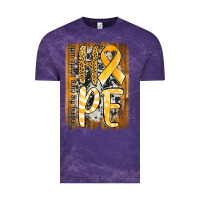 Cloud Purple finding the cure starts with hope childhood cancer awareness  with bac Vintage Tee - Jasminsmagicworld