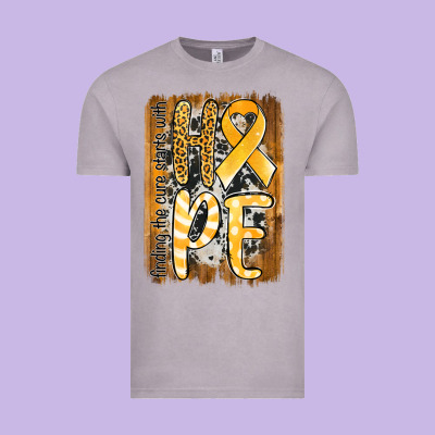 Finding The Cure Starts With Hope Childhood Cancer Awareness  With Bac Vintage Tee Designed By Jasminsmagicworld