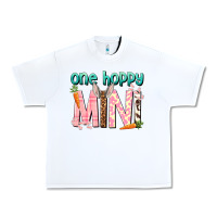 White One hoppy Mini Easter Day Urban Heavy Tee - HowdyJamesFarm