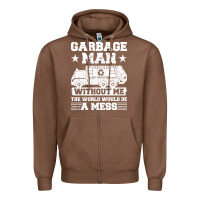 Chestnut garbage man gift t  shirt recycling trash garbage man t  shirt Zipper Hoodie - longCreatives