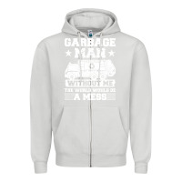 Dove Grey garbage man gift t  shirt recycling trash garbage man t  shirt Zipper Hoodie - longCreatives