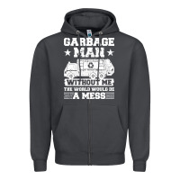Smoke garbage man gift t  shirt recycling trash garbage man t  shirt Zipper Hoodie - longCreatives