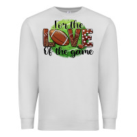 Dove Grey for the love of the game football Premium Sweatshirt - BarkalooDesign