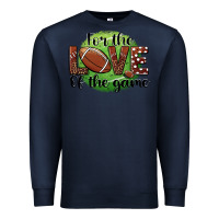 Navy for the love of the game football Premium Sweatshirt - BarkalooDesign