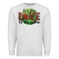 Oatmeal Heather for the love of the game football Premium Sweatshirt - BarkalooDesign