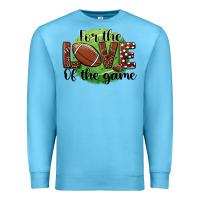 Ocean Blue for the love of the game football Premium Sweatshirt - BarkalooDesign