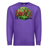 Purple for the love of the game football Premium Sweatshirt - BarkalooDesign