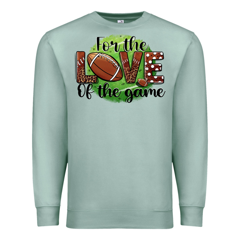For The Love Of The Game Football Premium Sweatshirt by BarkalooDesign | Teevron