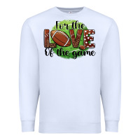 White for the love of the game football Premium Sweatshirt - BarkalooDesign