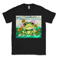 Black frog with sunflower Classic Tee - TumblerDesignByShophia
