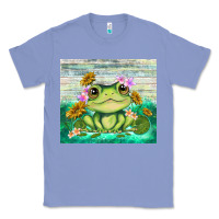 Colony Blue frog with sunflower Classic Tee - TumblerDesignByShophia