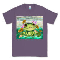 Lavender frog with sunflower Classic Tee - TumblerDesignByShophia