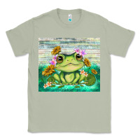 Matcha frog with sunflower Classic Tee - TumblerDesignByShophia