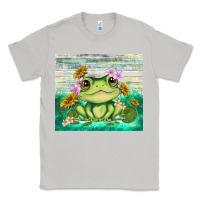 Moon Dust frog with sunflower Classic Tee - TumblerDesignByShophia