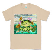Mushroom frog with sunflower Classic Tee - TumblerDesignByShophia