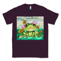 Plum frog with sunflower Classic Tee - TumblerDesignByShophia