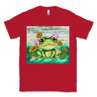 Red frog with sunflower Classic Tee - TumblerDesignByShophia