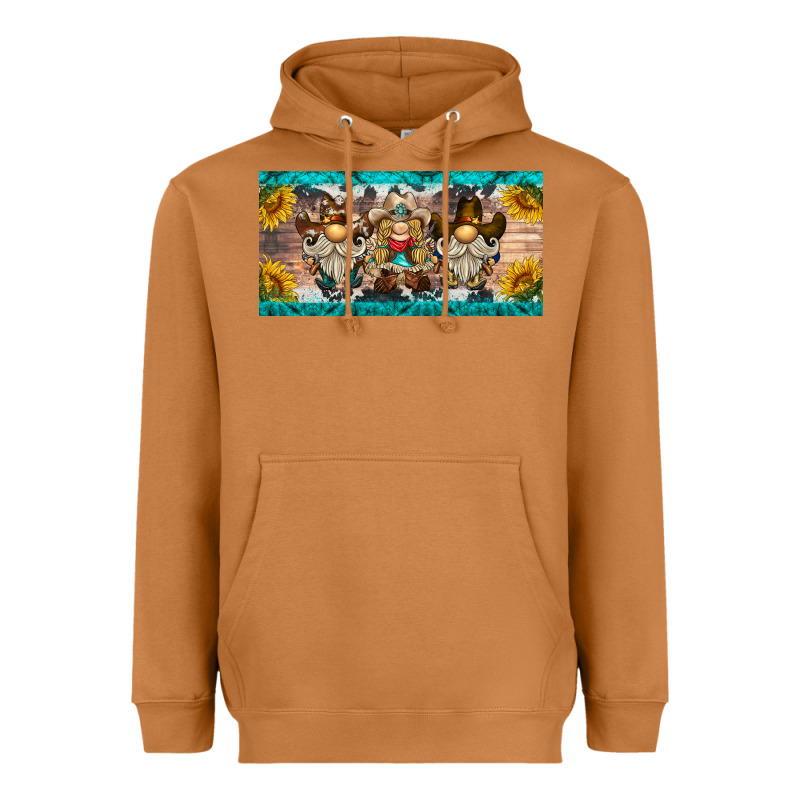 Western Gnome License Plate Heavyweight Hoodie by BarkalooDesign | Teevron