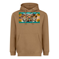 Toasted Coconut western gnome license plate Heavyweight Hoodie - BarkalooDesign