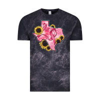 Cloud Black texas map breast cancer Vintage Tee - CowGirlArtShop