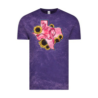 Cloud Purple texas map breast cancer Vintage Tee - CowGirlArtShop