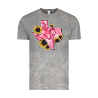 Cloud Rock texas map breast cancer Vintage Tee - CowGirlArtShop