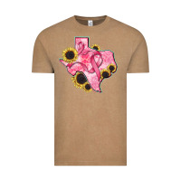 Vintage Coffee texas map breast cancer Vintage Tee - CowGirlArtShop