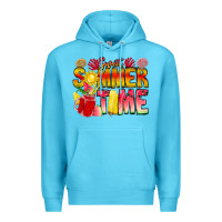 Ocean Blue Sweet Summer Time Premium Hoodie - CowhideDigitalArt
