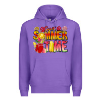 Purple Sweet Summer Time Premium Hoodie - CowhideDigitalArt