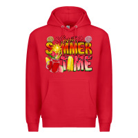 Red Sweet Summer Time Premium Hoodie - CowhideDigitalArt