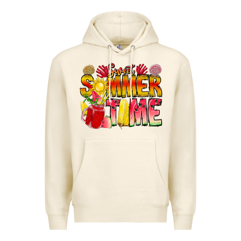 Sweet Summer Time Premium Hoodie by CowhideDigitalArt | Teevron