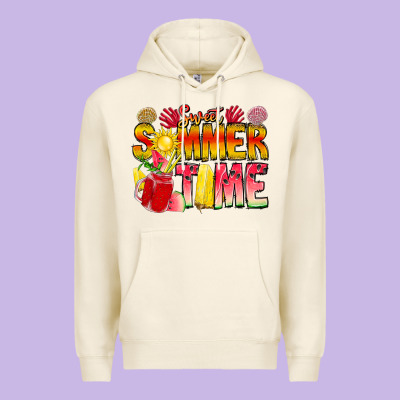 Sweet Summer Time Premium Hoodie Designed By Cowhidedigitalart