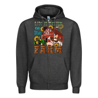 Charcoal Heather western life is better on the farm Zipper Hoodie - Artiststas