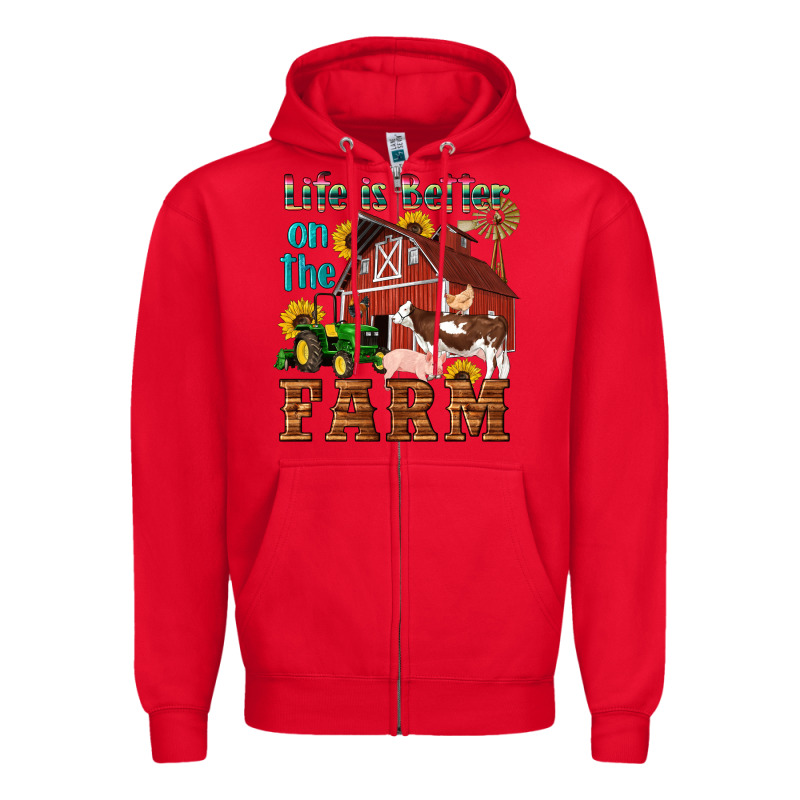 Western Life Is Better On The Farm Zipper Hoodie by Artiststas | Teevron