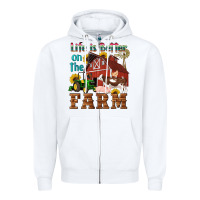 White western life is better on the farm Zipper Hoodie - Artiststas
