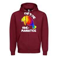 Burgundy oh the hue manatee funny manatee shirts manatee gifts t shirt Zipper Hoodie - longCreatives