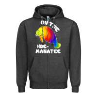 Charcoal Heather oh the hue manatee funny manatee shirts manatee gifts t shirt Zipper Hoodie - longCreatives