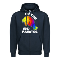 Navy oh the hue manatee funny manatee shirts manatee gifts t shirt Zipper Hoodie - longCreatives