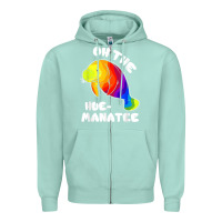 Seafoam oh the hue manatee funny manatee shirts manatee gifts t shirt Zipper Hoodie - longCreatives