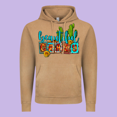 Beautiful Crazy Olivia Vintage Hoodie Designed By Oliviacreatesart