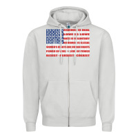 Dove Grey political protest american flag   stand united t shirt Zipper Hoodie - longCreatives