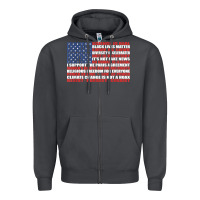 Smoke political protest american flag   stand united t shirt Zipper Hoodie - longCreatives